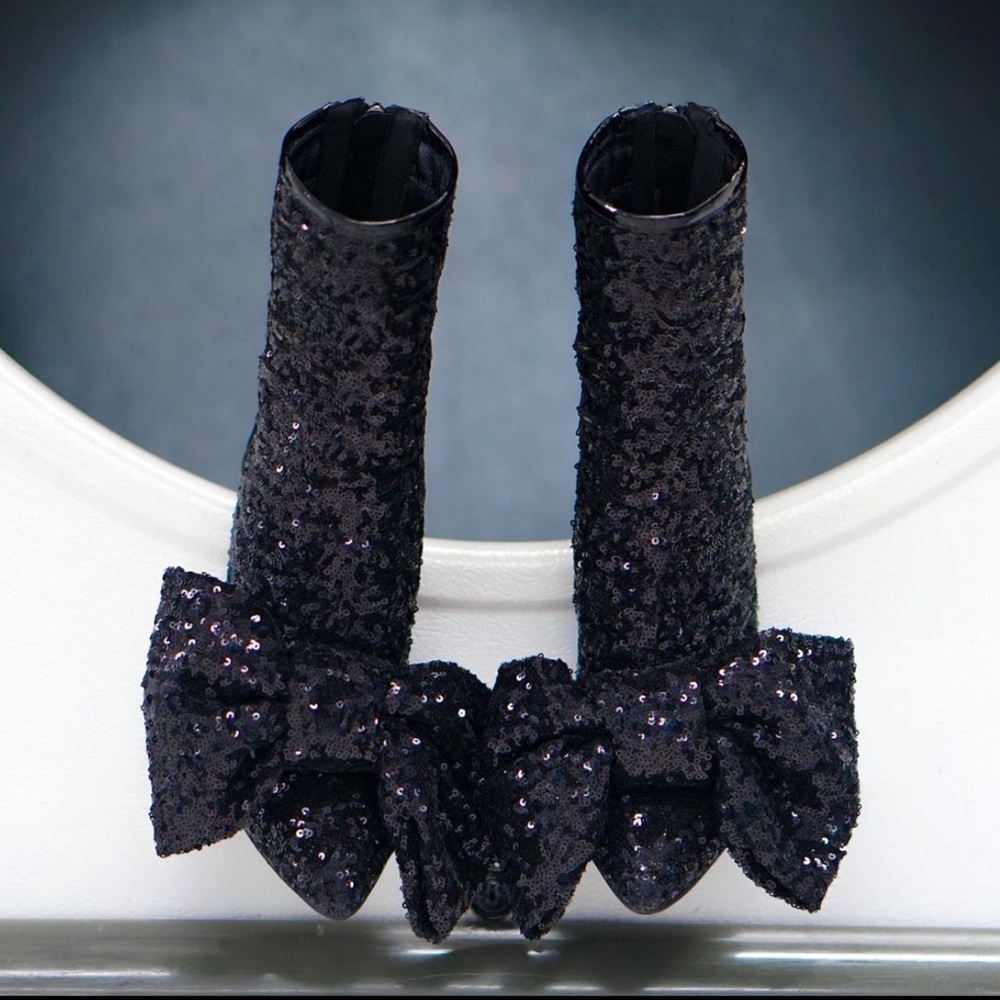 Sequin Booties - image 2